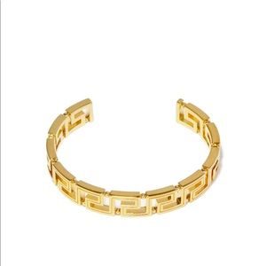 Versace Logo-engraved Greca cuff (Brand new)